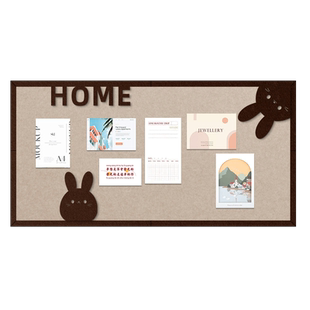 定制羊毛毡板照片墙软木板宿舍留言板装饰创意墙面房间背景板拍立得相片墙展示墙组合相框挂墙教室自粘墙贴