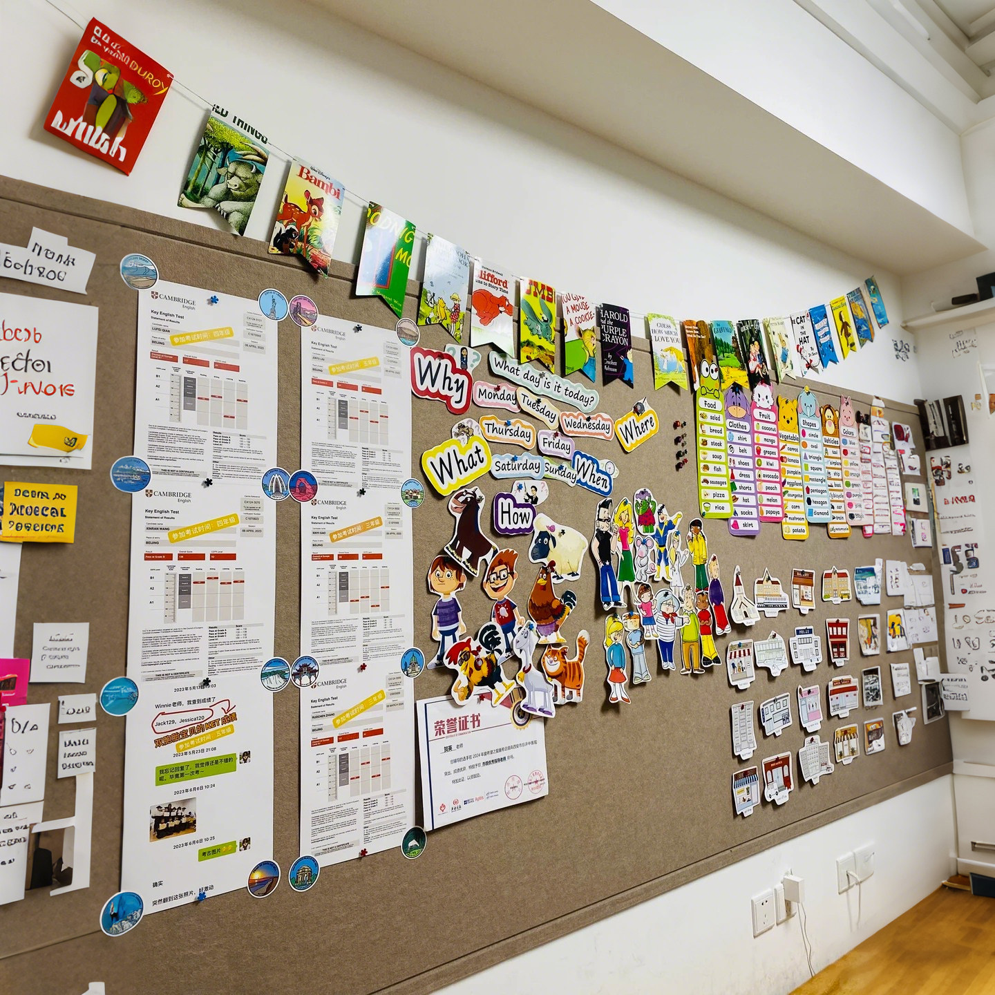 定制毛毡板免打孔照片墙背景板玄关高级感客厅墙面装饰展示墙幼儿园软木板可移除宿舍书桌留言板自粘毛毡墙贴