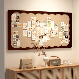 可定制毛毡板展示墙玄关免打孔照片墙背景板软木板房间创意墙面遮丑装 饰幼儿园墙上拍立得相片墙自粘毛毡墙贴