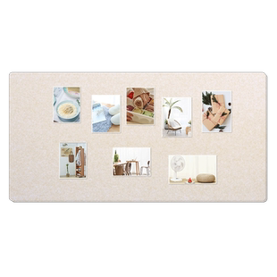 定制羊毛毡板软木板照片墙幼儿园展示墙宝宝装饰背景墙上留言板公告栏拍立得相片墙挂墙板ins免打孔毛毡墙贴