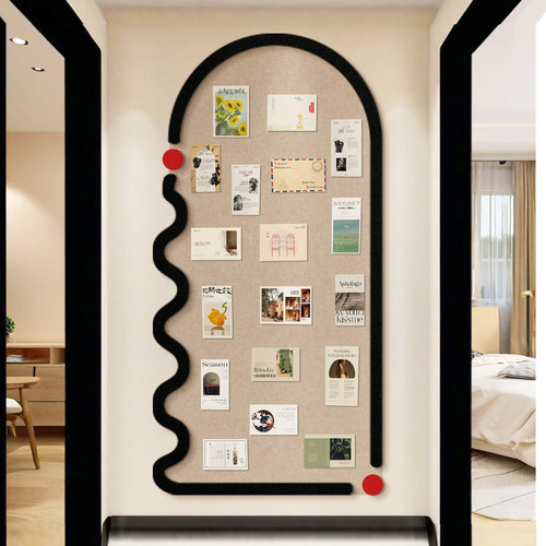 【0甲醛免打孔】毛毡板照片墙