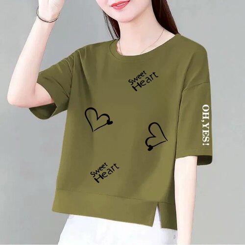 清仓捡漏外贸妈妈装短袖t恤女宽松大码显瘦遮肚子上衣体恤衫半袖