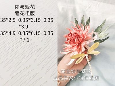 切片缠花原创你与繁花卡纸