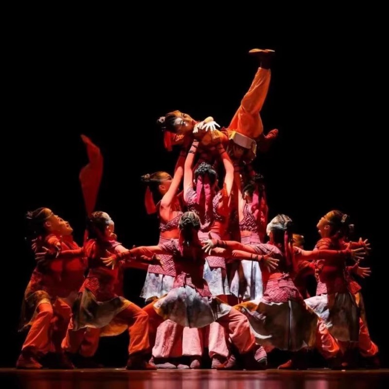 新选小荷风采再现k花木兰儿童演出服古装汉服女童士兵铠甲舞蹈表