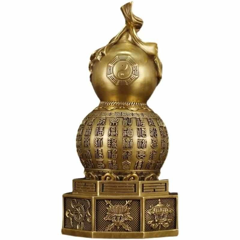精选铜葫芦摆件工l艺品客厅玄关酒柜办公室新中式大号纯铜五福葫,洗护清洁剂/卫生巾/纸/香薰,商用空气治理/芳香用品,淘宝优惠券,粉丝福利购,淘宝优惠卷