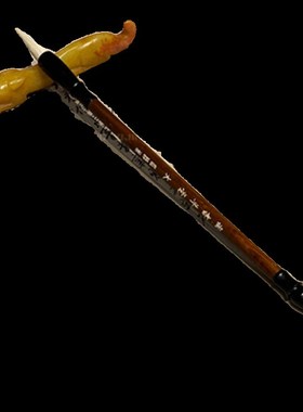 精选新中式书桌搭配组合摆件样A板房书房笔架茶具砚台毛笔画轴装