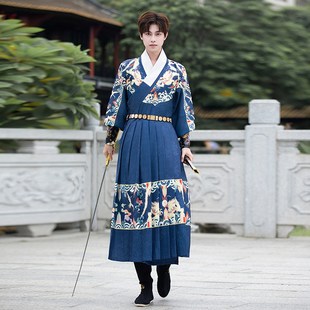 优选锦衣卫飞鱼服男款大码明制汉服男装绣春刀伴郎服装.中国风古
