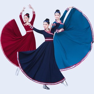优选新款 蒙古舞蹈演出服成人艺考表演广场舞考级鸿V雁筷子舞大摆