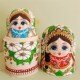 新品 俄罗斯套娃10层原木手工制作哈F尔滨旅游纪念品新年节日礼物