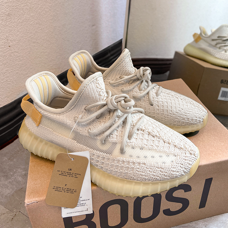 奢椰子鞋女鞋350白黄莆田og yeezy正品女款透气防滑软底运动鞋子