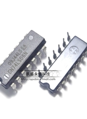 直插 SN74LS06N DIP-14 74LS06 HD74LS06N 栅极和逆变器/反相器