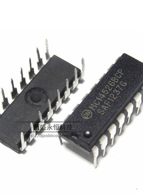 直插 MC14526   MC14526BCP DIP-16 二进制计数器 逻辑芯片