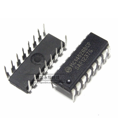 直插 MC14526   MC14526BCP DIP-16 二进制计数器 逻辑芯片