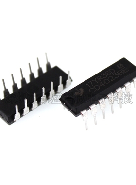 直插式 CD4023 CD4023BE CD4023BCN DIP-14 逻辑芯片IC 4023 全新
