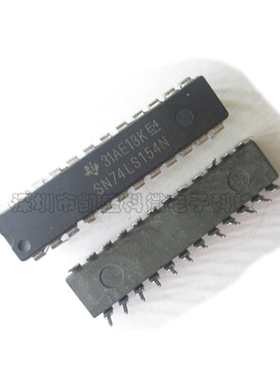 直插式 DM74LS154N SN74LS154N HD74LS154P DIP-24窄体 线译码器
