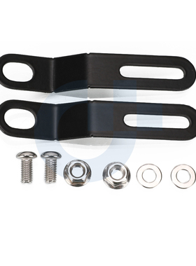 摩托车踏板车通用挡风护手罩加长片延长加长链接片不锈钢附件支架