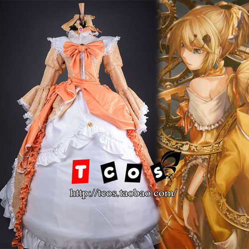 镜音双子cosplay镜音铃礼服
