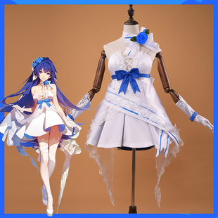 花嫁婚纱cosplay服装 TCOS 雷电芽衣cos服 纯净永恒 女 崩坏3