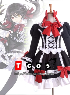 TCOS 约会大作战cosplay服装 时崎狂三cos服女装 狂三洛丽塔洋装