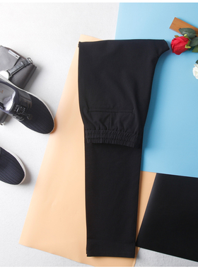 D系列HL28251男款春季运动裤休闲裤跑步裤松紧腰抽绳弹力舒适青年