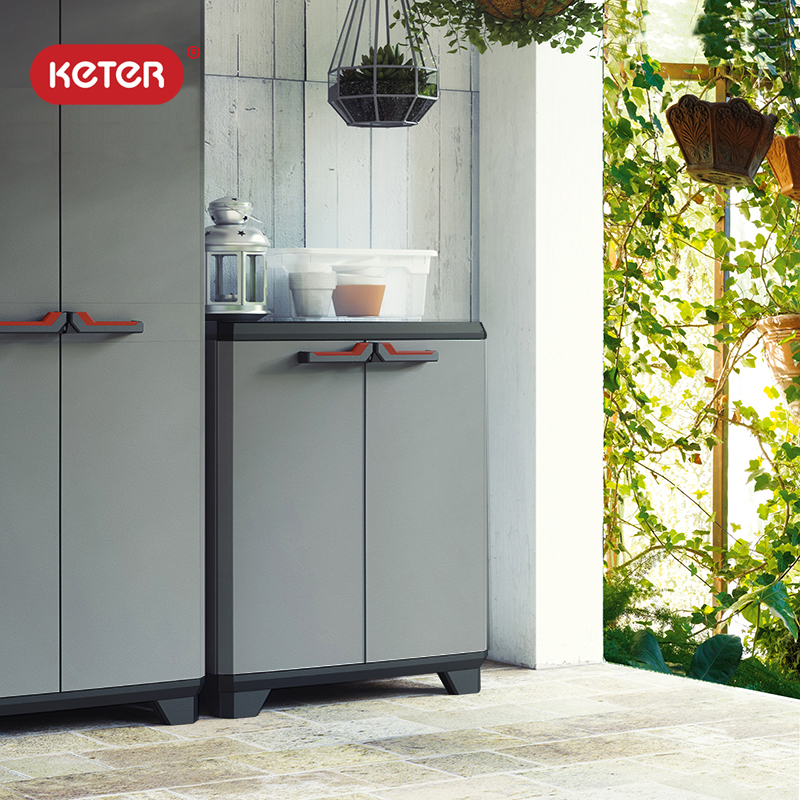 keter塑料储物箱实用意大利斗柜