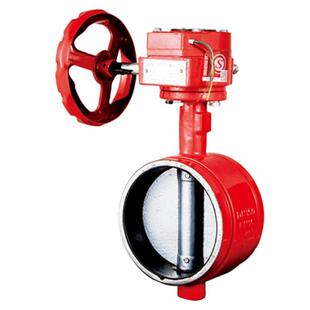 劲源消防法兰式 沟槽式信号闸阀 对夹式 沟槽式 信号蝶阀厂家直销