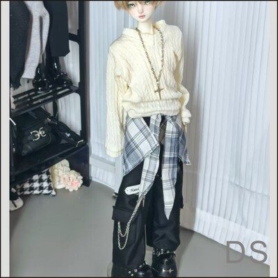 bjd大四娃衣特四娃衣大四裤子特四裤子屁帘bjd四分阔腿裤子娃衣