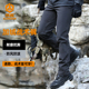 滑雪登山裤 户外软壳冲锋裤 男加厚加绒防水防风春秋保暖战术抓绒裤