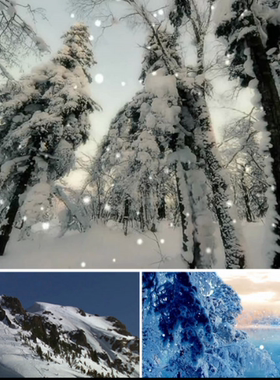 智取威虎山 打虎上山 林海雪原 现代京剧表演 led动态视频素材