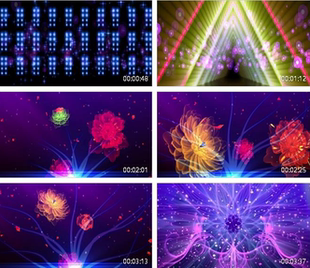 邓紫棋歌曲 喜欢你 舞台表演led背景视频 粒子光效灯光秀唯美梦幻