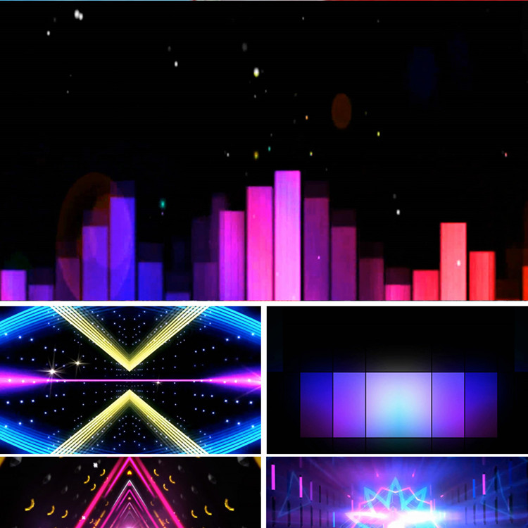 韩国舞曲WowThing表演背景视频 led动态视频年会开场舞蹈动感视频