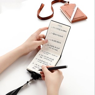 随身便携挂脖小记事本子A7 幼儿园大学生迷你挂绳72K笔记本文具创