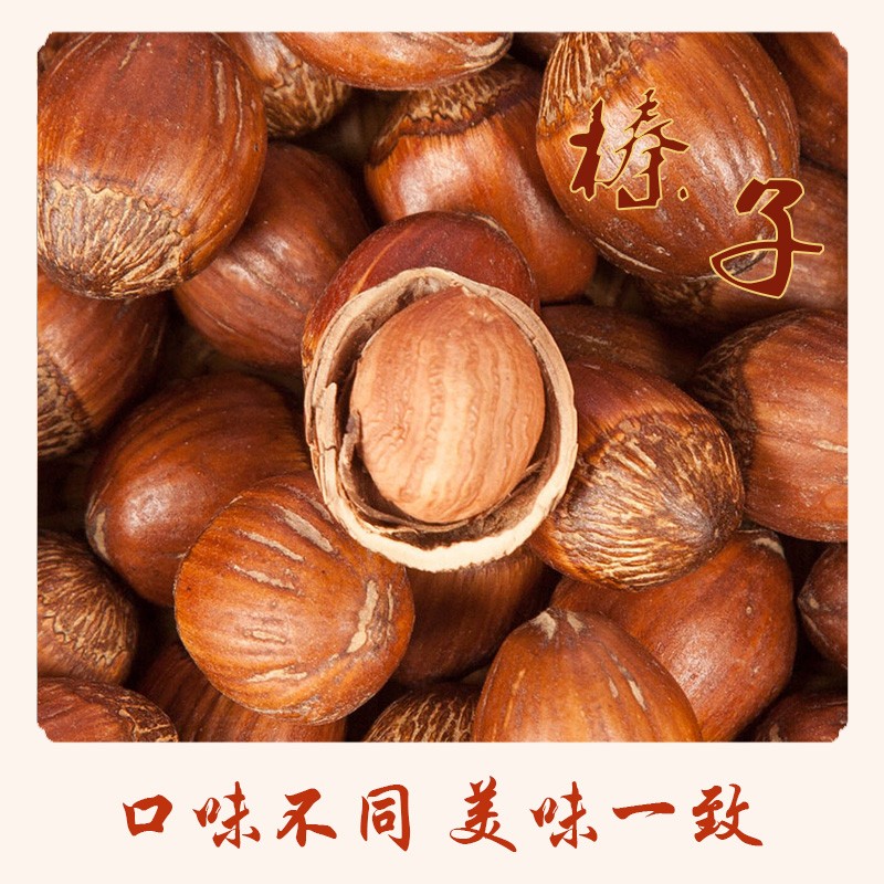 东北铁岭开原特产大榛子3斤装永强榛子东北特产大果大粒熟榛子