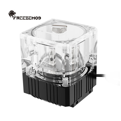 FREEZEMOD电脑水冷PUB-M4YT一体式水泵水箱总高7CM带消泡器