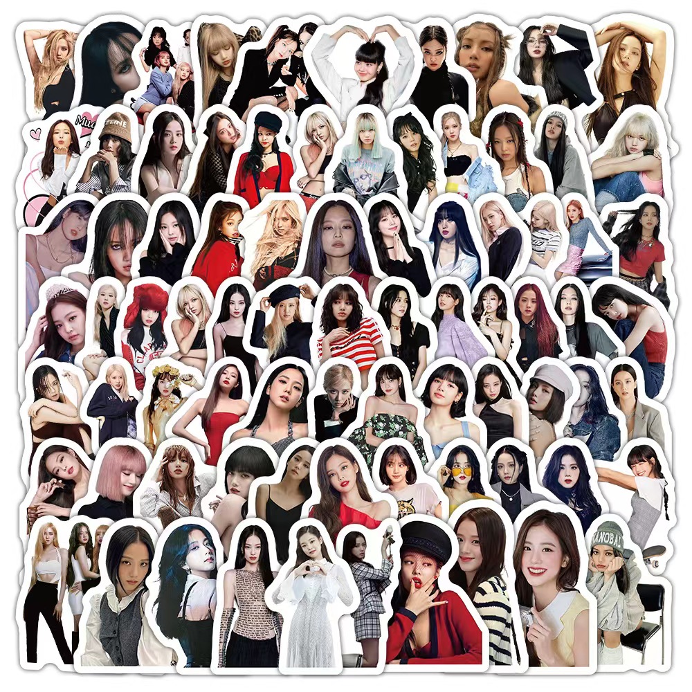 blackpink贴纸贴纸防水周边明星