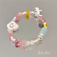 Розовый браслет