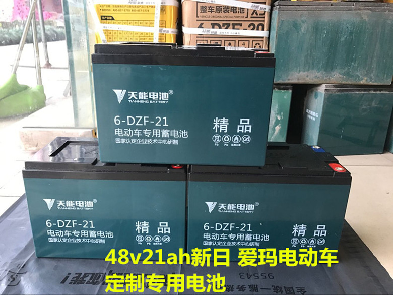 爱玛铅酸天能电池