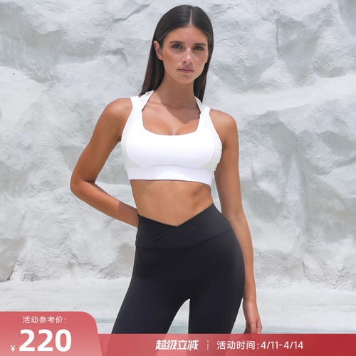RESHAPE/重塑之路 假两件宽肩带美背中强度运动内衣Standout