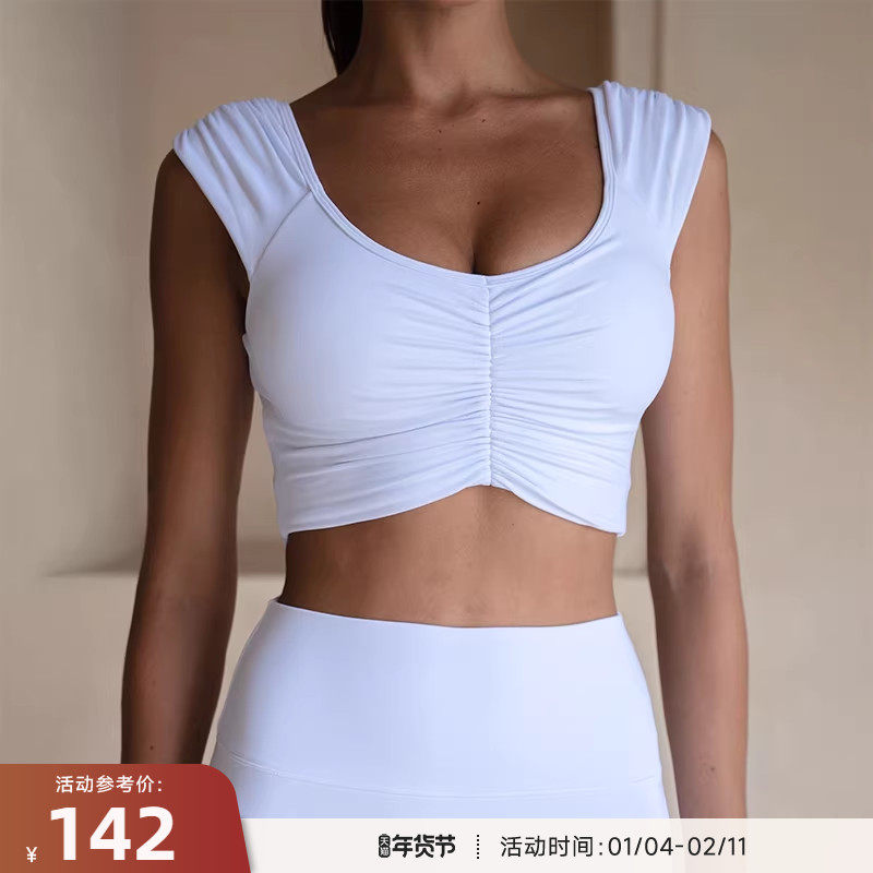 RESHAPE/重塑之路 堆堆内衣中强度美背褶皱运动内衣WideShoulder,运动服/休闲服装,运动文胸,淘宝优惠券,粉丝福利购,淘宝优惠卷