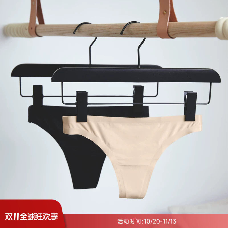RESHAPE重塑 运动丁字裤一片式隐形无痕轻薄紧身裤内搭内裤女