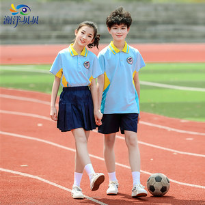 学生装学院风女夏款套装价格 学生装学院风女夏款套装图片 星期三