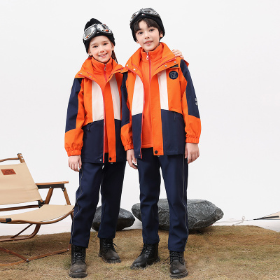 冲锋衣小学生校服澜洋贝贝