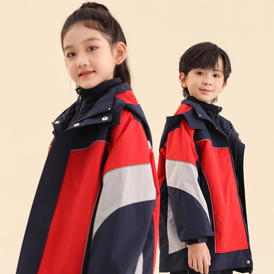 校服套装班服学院风冲锋衣小学生