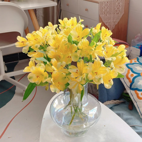 顺丰凌晨花市北京同城六出花插花