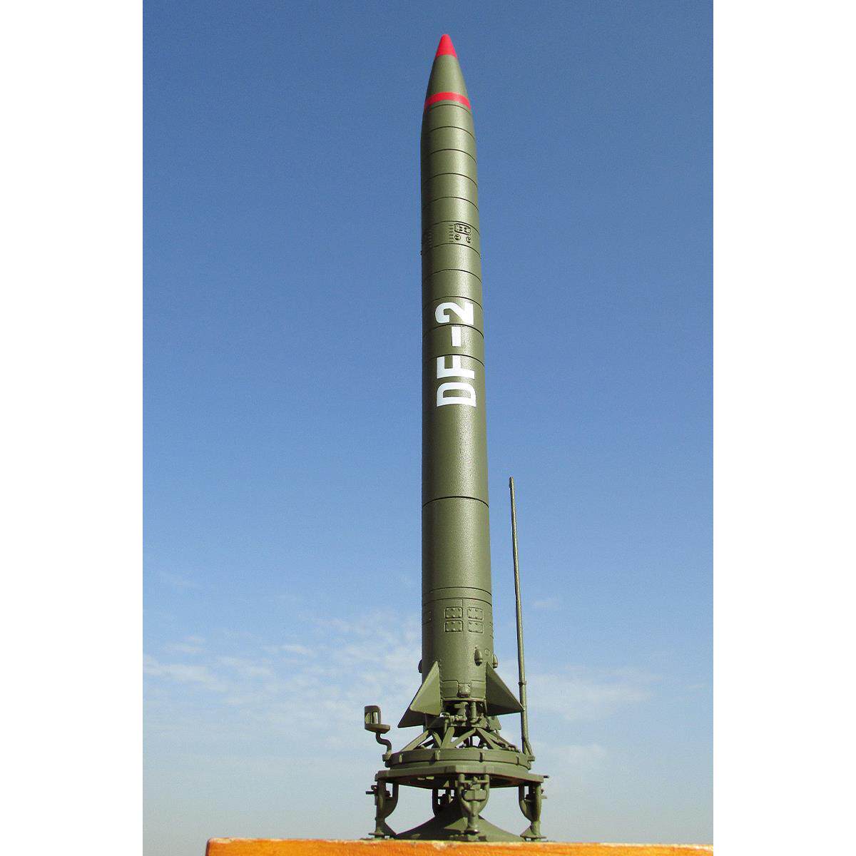 正品中国东风1/2/3/4/17号单体导弹模型成品合金摆件收藏送礼纪念