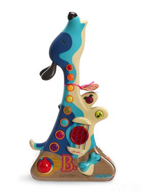 正品比乐B.Toys早教猎犬小吉他音儿弹童玩具乐仿真乐器可奏2 3狗