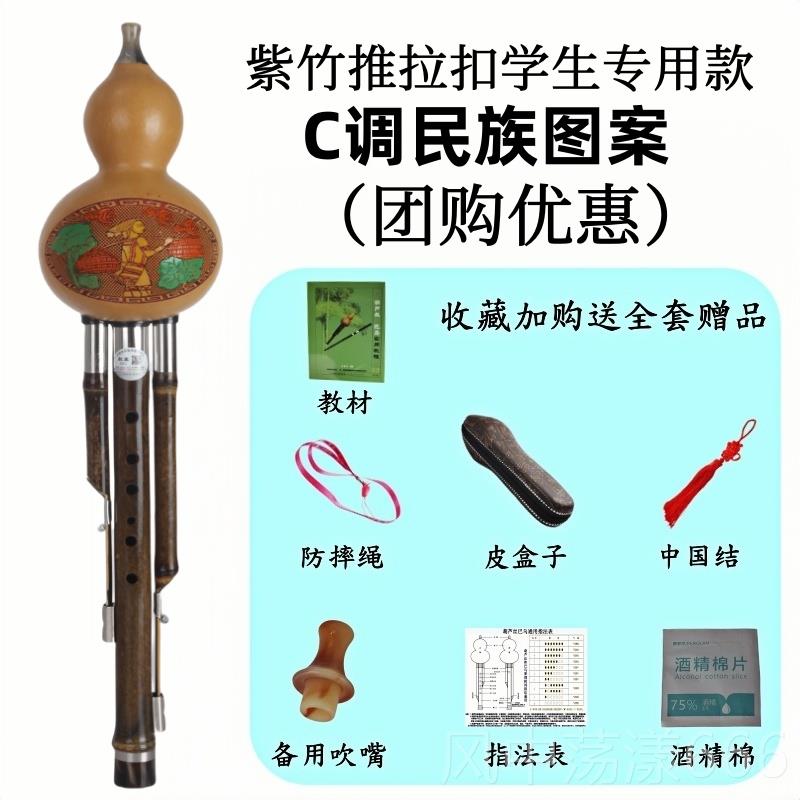 正品葫芦紫丝器初学者c调七降b调a调g调f调小d调儿童小学乐生入门