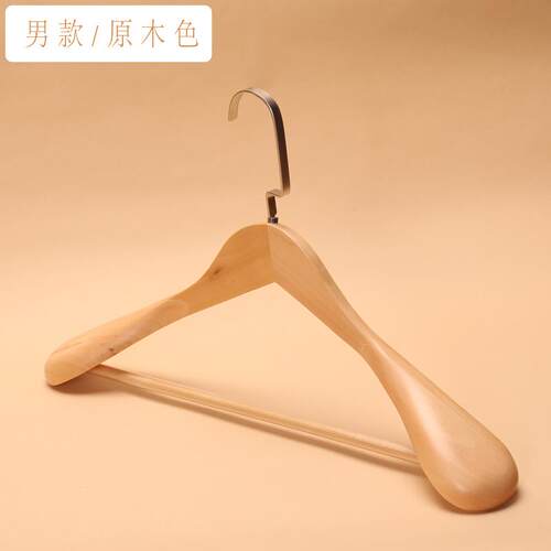 正品宽肩木大衣架实木包邮西服装店无痕男女装木质衣撑子衣挂家用