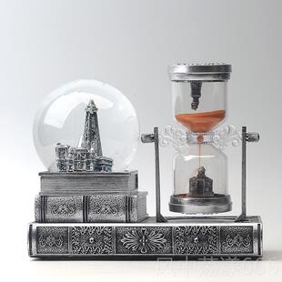 正品覆古音水晶球乐盒沙音漏计时玩器八盒创意礼品女孩生日礼物女