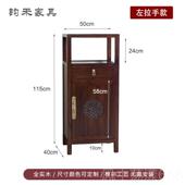 正品 墙角柜老古榆木电视置柜边柜实木立柜全客厅玄关彷角落 新中式